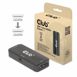 CLUB3D CAC-1307 extension audio/video Répéteur AV Noir 