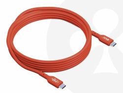 CLUB3D CAC-1515 câble USB USB 2.0 4 m USB C 240 W Orange 