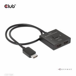 CLUB3D CSV-1384 commutateur écran, clavier et souris Noir 