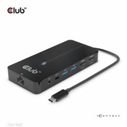 CLUB3D CSV-1595 station d'accueil USB 3.2 Gen 1 [3.1 Gen 1] Type-C Noir 