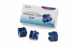 CTS Tektronix Workcentre C2424 Solid Ink Cyan [3 Sticks] bâton d'encre 3 pièce[s] 3400 pages 