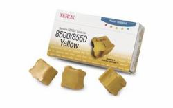 CTS Tektronix Solid Ink 8500/8550 Yellow [Three Sticks] bâton d'encre 3 pièce[s] 3000 pages 