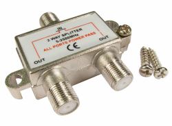 Cables Direct 2FCONN-SPLITTER séparateur ou commutateur de câbles Argent 