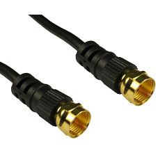 Cables Direct 2FK-15 câble coaxial 15 m Type F Noir 