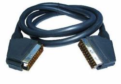 Cables Direct 2SSP-01 Câble SCART 1,5 m SCART [21-pin] Noir 