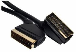 Cables Direct 2SSP-03 Câble SCART 3 m SCART [21-pin] Noir 