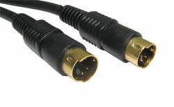 Cables Direct S-Video 20m câble S-video S-Video [4-pin] Noir 
