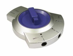 Cables Direct 3-TOSSWITCH commutateur audio Métallique, Violet 