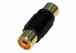 Cables Direct Single Female RCA Coupler Diviseur de câbles Noir 