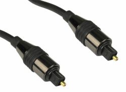 Cables Direct 4OPT-102H câble audio 2,5 m Toslink Noir 