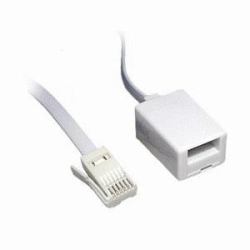 Cables Direct 88BT-005 câble de téléphone 5 m Blanc 