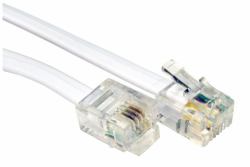 Cables Direct 2m RJ-11/RJ-11 Blanc 