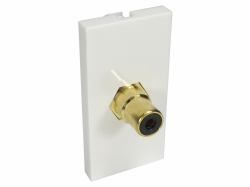 Cables Direct V-MOD1RCABK prise de courant RCA Blanc 