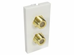 Cables Direct AV-MOD2FCONN prise de courant Blanc 