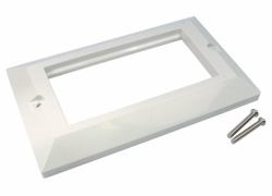 Cables Direct AV-MODDLF Plaque de commutation et obturateur Blanc 