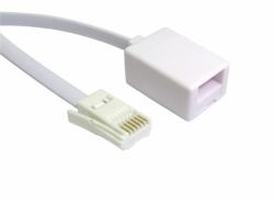 Cables Direct BT-003 câble de téléphone 3 m Blanc 