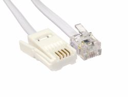 Cables Direct BT - RJ11 10m Blanc 