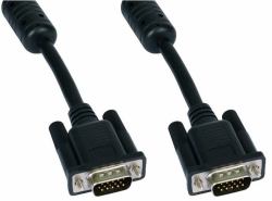 Cables Direct SVGA, 2m, M-M câble VGA VGA [D-Sub] Noir 