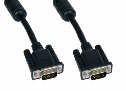 Cables Direct 25m SVGA câble VGA VGA [D-Sub] Noir 