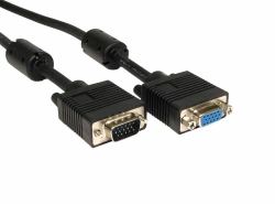 Cables Direct SVGA - SVGA M/F 7m câble VGA VGA [D-Sub] Noir 