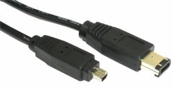 Cables Direct CDL-140EE5M câble firewire 5 m 6-p 4-p Noir 