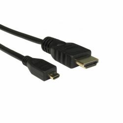Cables Direct CDLHD4-MICRO050 câble HDMI 5 m HDMI Type A [Standard] HDMI Type D [Micro] Noir 