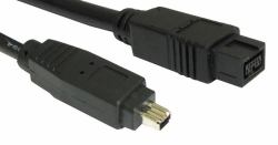 Cables Direct CDLIEE-1002-5M câble firewire 4-p 9-p Noir 