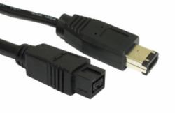 Cables Direct CDLIEE-1202-3M câble firewire 9-p Noir 