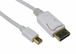 Cables Direct Mini DP - DP 5m Mini DisplayPort DisplayPort Blanc 