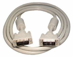 Cables Direct 2m DVI-D m/m câble DVI Beige 