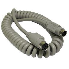 Cables Direct EX-032 câble PS/2 2 m 6-p Mini-DIN Gris 