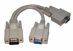 Cables Direct EX-088 répartiteur vidéo VGA 2x VGA 