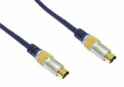 Cables Direct NL2VV-100 câble S-video 1,5 m S-Video [4-pin] Noir 