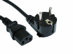 Cables Direct Euro - IEC [C13] 5m Noir Coupleur C13 