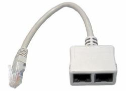 Cables Direct RJ-ECON séparateur voix-données Blanc 
