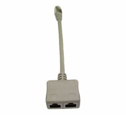 Cables Direct RJ-MOD séparateur ou commutateur de câbles Diviseur de câbles Gris 