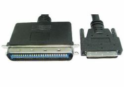 Cables Direct 1m, CN50 M/U2CN68 M câble SCSI Noir Externe Centronics C50 68-p 