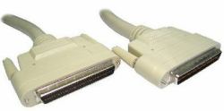 Cables Direct 1m HP68 M/M câble SCSI Beige Externe DB68/HP 
