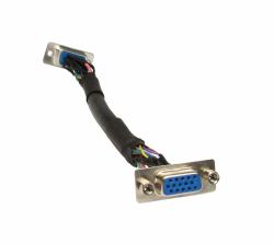Cables Direct SVGA-STUB câble VGA 0,15 m VGA [D-Sub] Noir 