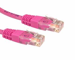 Cables Direct URT-601P câble de réseau Rose 1 m Cat5e U/UTP [UTP] 