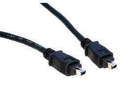 Cables Direct Firewire 400 3m 4-p Noir 