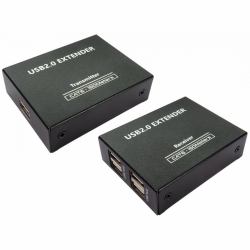 Cables Direct USB2-EXT4P prolongateur réseau Émetteur et récepteur réseau 
