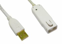 Cables Direct Cable Repeater câble USB USB 2.0 12 m USB A 0,48 Gbit/s Blanc 