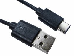 Cables Direct USB3C-941-3M câble USB USB 2.0 USB C USB A 0,48 Gbit/s Noir 