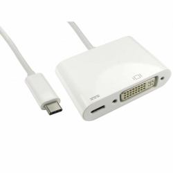 Cables Direct USB3C-DVICAB-WPD adaptateur graphique USB Blanc 
