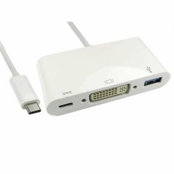 Cables Direct USB3C-DVIUSB-WPD USB 3.2 Gen 1 [3.1 Gen 1] Type-C Blanc 