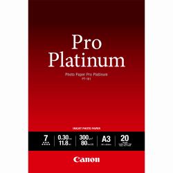 Canon Papier photo professionnel Platinum A3 PT-101 - 20 feuilles 