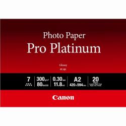 Canon Papier photo professionnel Platinum A2 PT-101 - 20 feuilles 