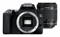 Canon EOS 250D+EF-S 18-55mm Kit d'appareil-photo SLR 24,1 MP CMOS 6000 x 4000 pixels Noir 
