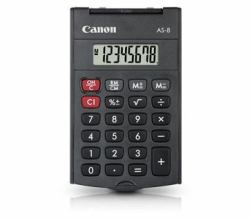Canon AS-8 calculatrice Poche Calculatrice à écran Gris 